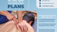 Osteopathy Healthcare Plans